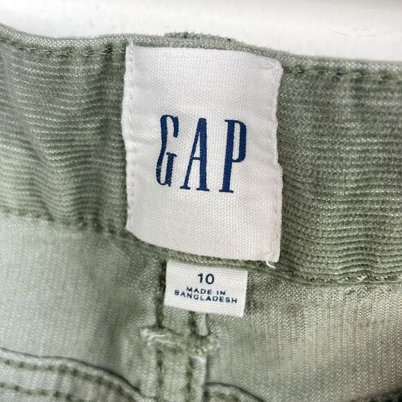 GAP Corduroy Green Shorts Raw Hem size 10 - Picture 8 of 13